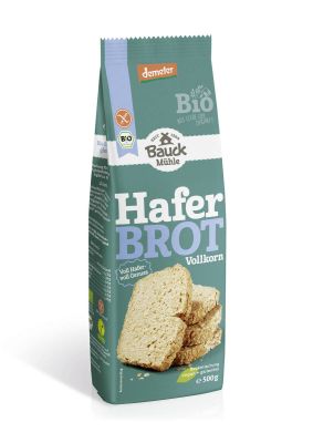 Bauck Haferbrot Vollkorn glutenfrei Bio 500g in der Tüte