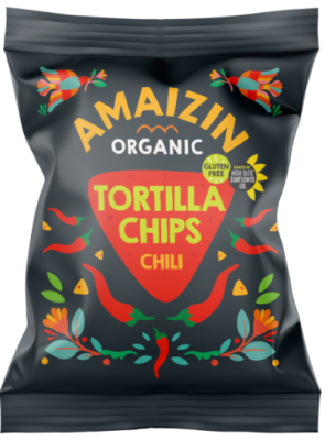 Amaizin Bio Tortilla Chips Chili