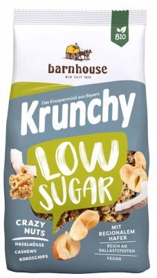 Barnhouse Krunchy Low Sugar Crazy Nuts 375g