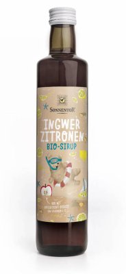 Sonnentor Bio Getränkesirup Ingwer-Zitronen 500ml